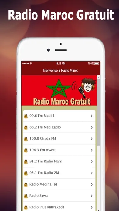 Tangkapan layar Radio Maroc Gratuit: Nouvelles, musique et sports