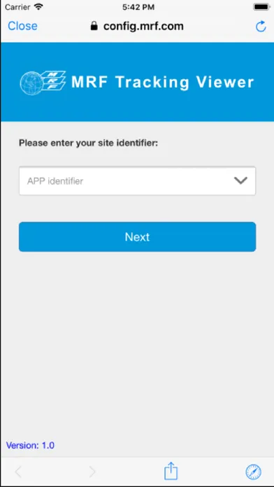 Zrzuty ekranu MRF Tracking Viewer