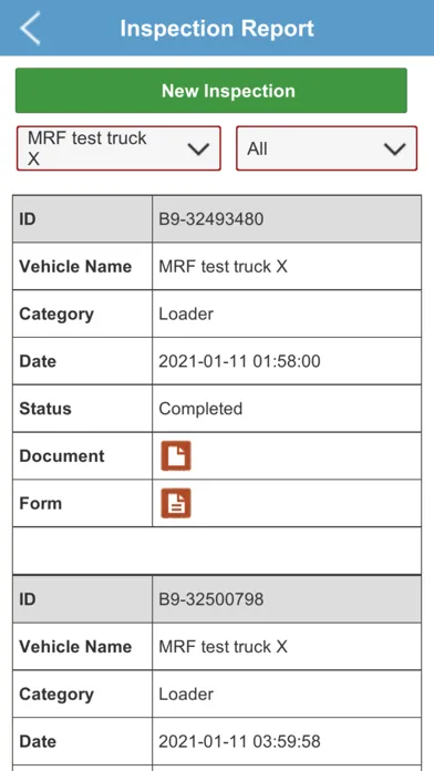 Скриншоты MRF Vehicle Inspection