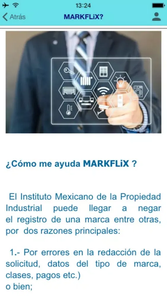 Скриншоты MARKFLiX REGISTRA TU MARCA
