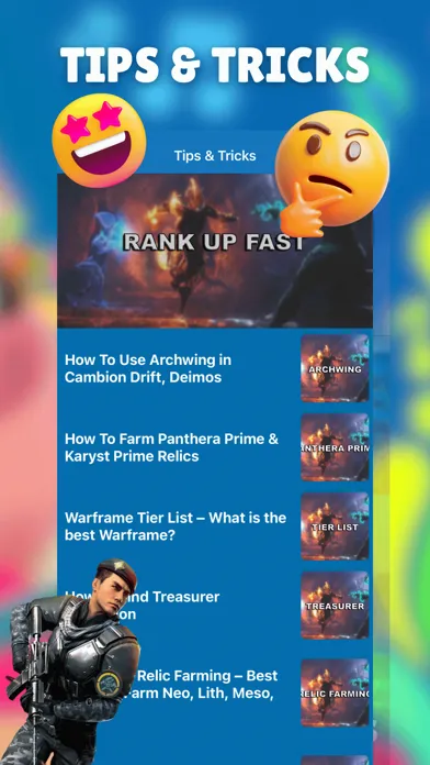 Zrzuty ekranu Platinum & Codes for Warframe