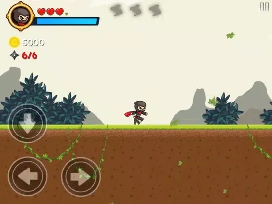 Ninja Warrior : Save Princess iPad 应用截图