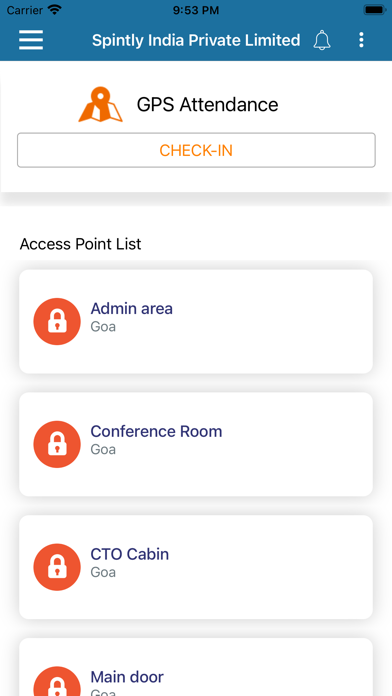 ภาพหน้าจอของ Spintly Smart Access
