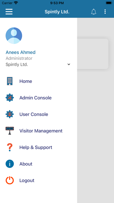ภาพหน้าจอของ Spintly Smart Access