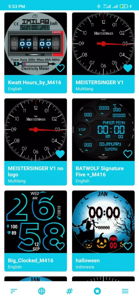 Capturas de tela do Haylou, IMILAB Watch Faces