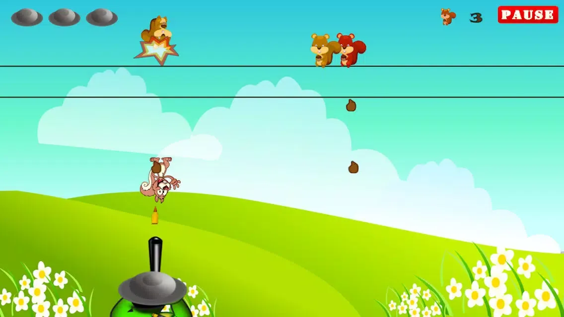 Squirrel Hunting Ranger Mania - Poop Shooting Adventure Free Ekran Görüntüleri