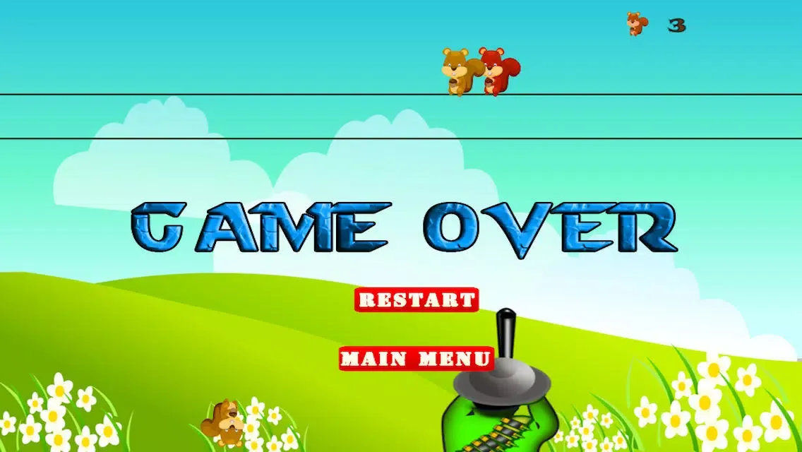 Squirrel Hunting Ranger Mania - Poop Shooting Adventure Free Ekran Görüntüleri