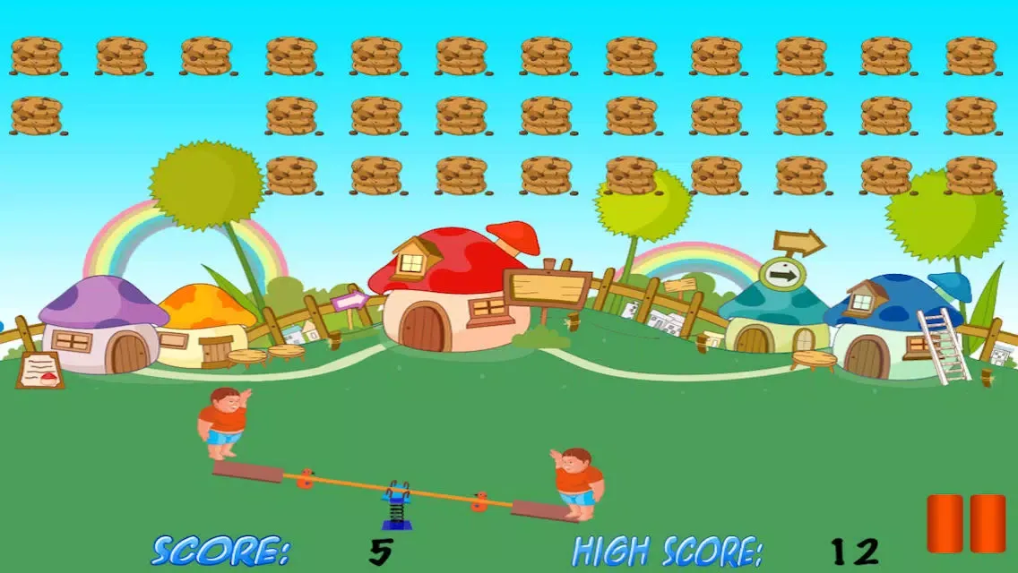 Chubby Kid See Saw Adventure - High Cookie Jumper Free سکرین شاٹس