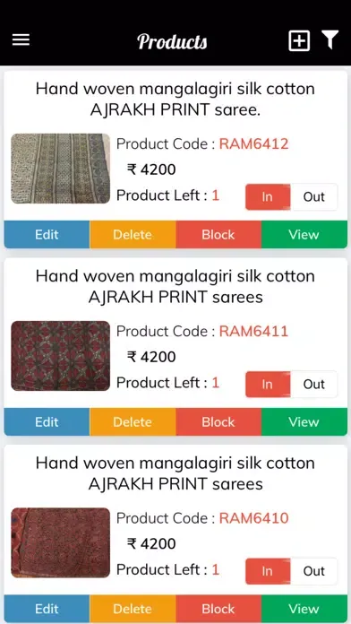 Tangkapan skrin pmc seller