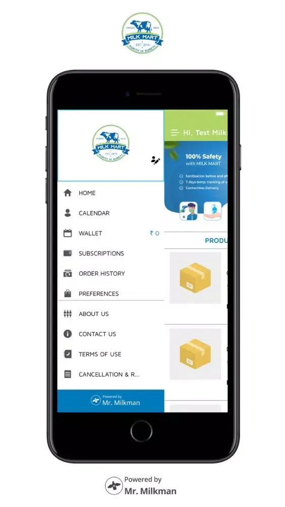 Milk Mart India سکرین شاٹس