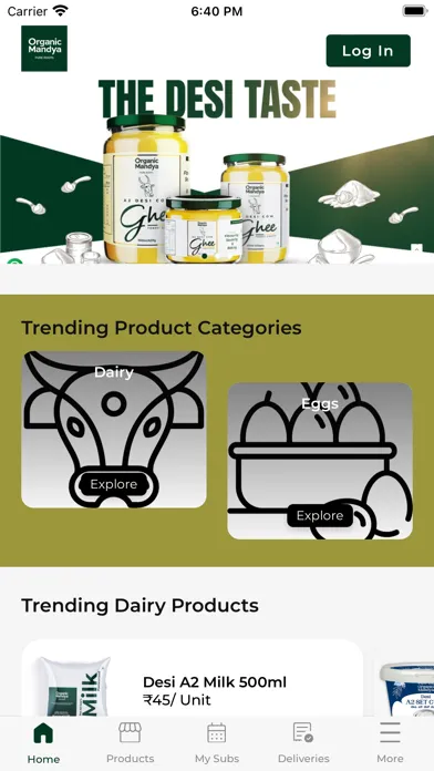 Organic Mandya Desi Milk Ekran Görüntüleri