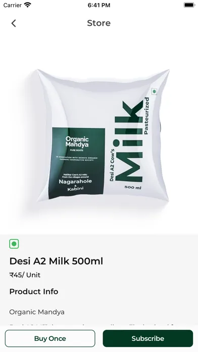 Organic Mandya Desi Milk Ekran Görüntüleri