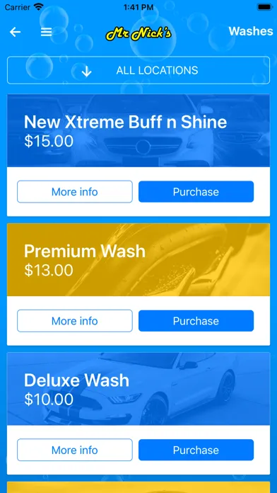 Capturas de pantalla de Mr Nick's Car Wash