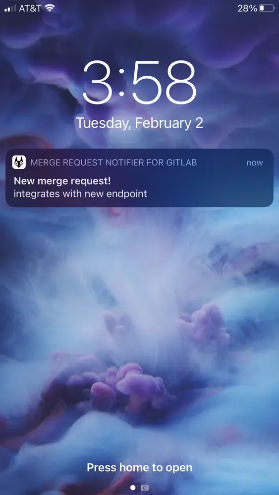 MR notifier for GitLab स्क्रीनशॉट