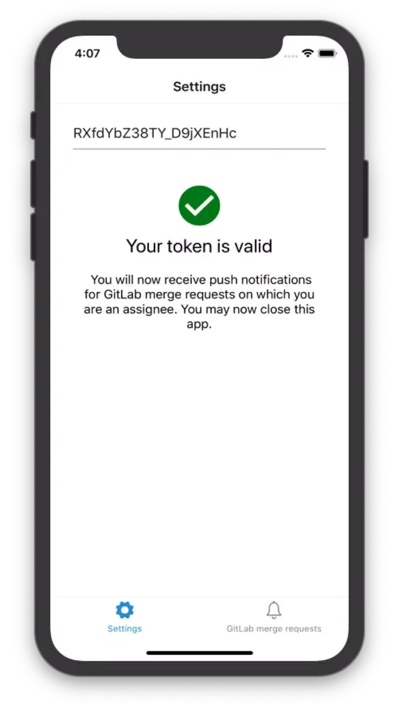 MR notifier for GitLab स्क्रीनशॉट