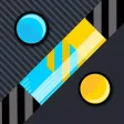 Two Balls - roll them through the holes