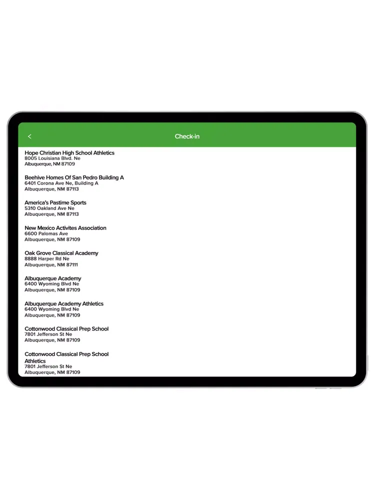Ảnh chụp màn hình của Eagle Intelligent Health iPad 