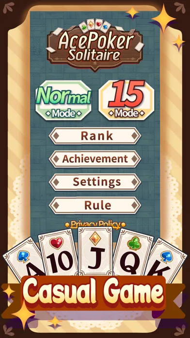 Ace Poker Solitaire 스크린샷