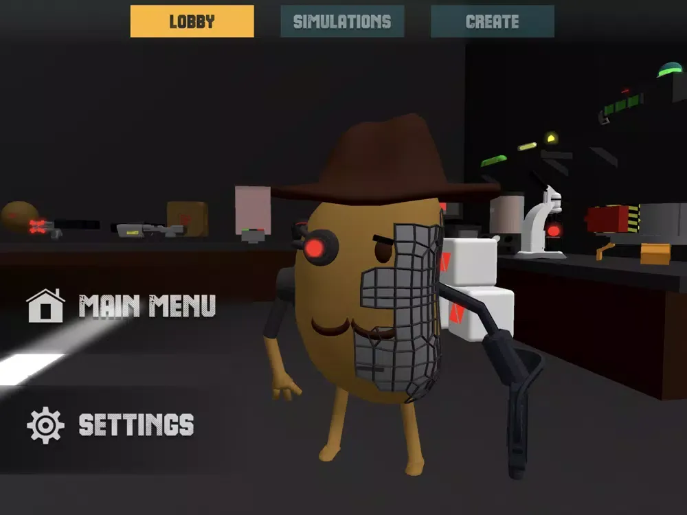 Capturas de tela do Mr P's Laboratory 3D Jumpscare iPad 