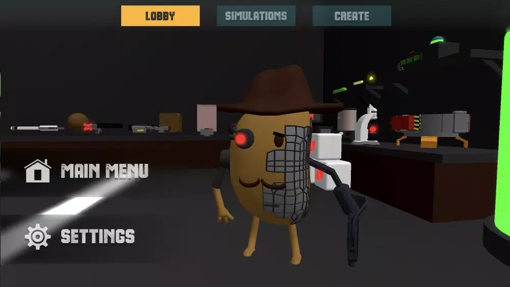 Capturas de tela do Mr P's Laboratory 3D Jumpscare