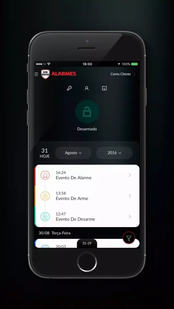 Tele-Alarme Alarmes سکرین شاٹس