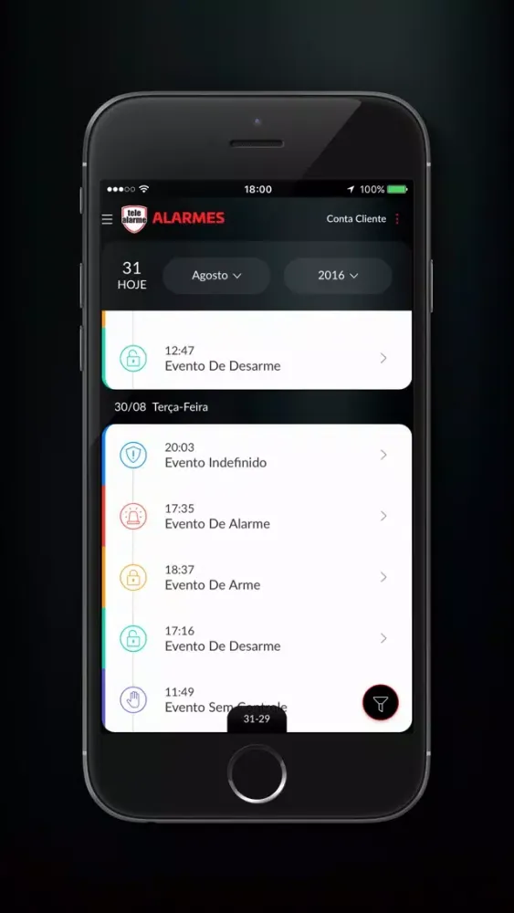 Tele-Alarme Alarmes سکرین شاٹس