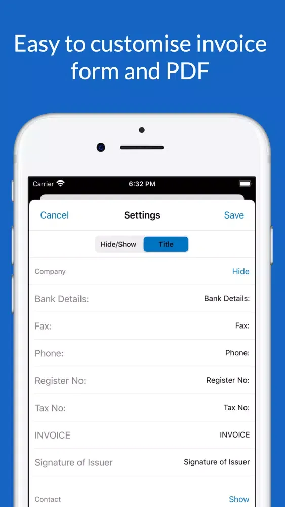 Zrzuty ekranu Mr Invoice - Accounting App