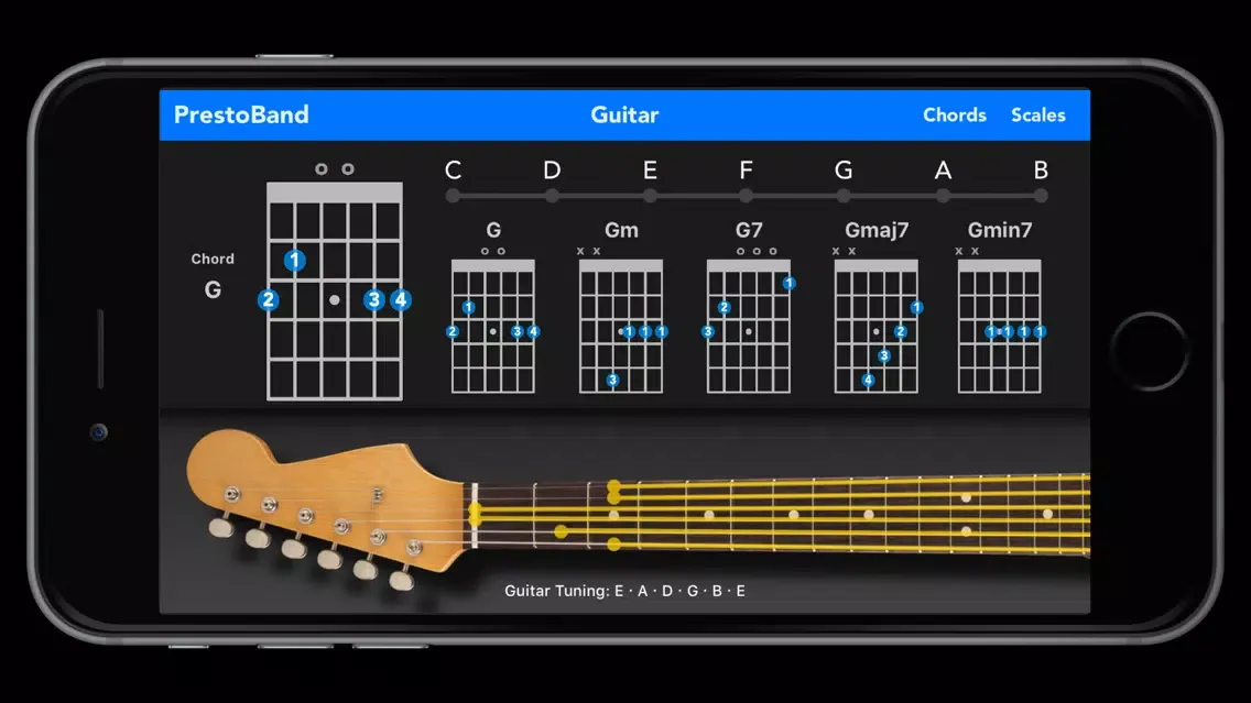 PrestoBand Guitar and Piano应用截图