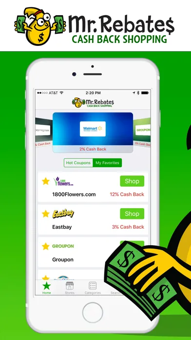 Captures d'écran de Mr. Rebates / MrRebates