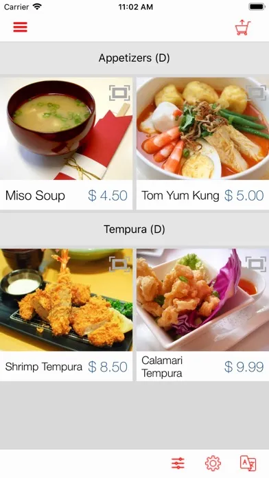 Tangkapan layar DigiPOS Menu