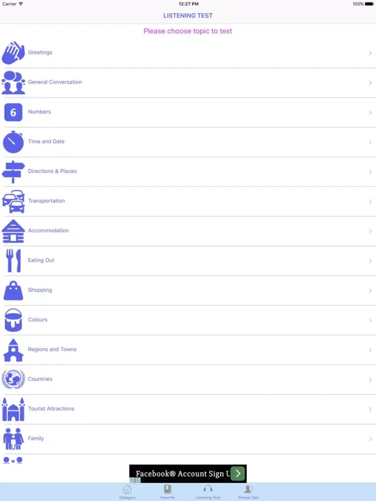 Capturas de tela do Chinese Conversation Free iPad 