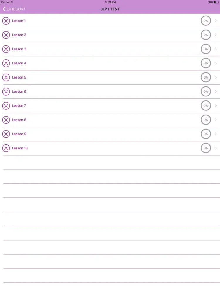 JLPT Test Pro ( Grammar, Vocabulary, Kanji ) iPad  স্ক্রিনশট