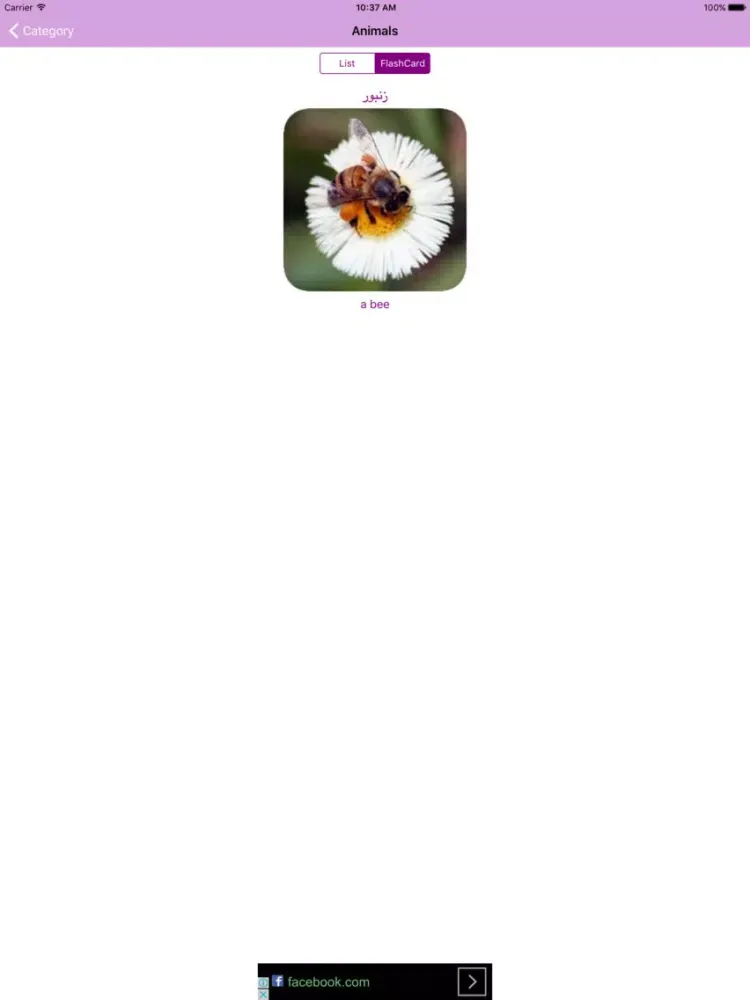 Ảnh chụp màn hình của Learn Persian(Farsi) by Picture and Sound iPad 