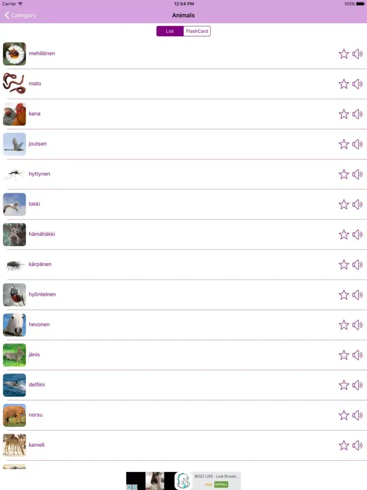 Скриншоты Learn Finnish by Picture and Sound iPad 