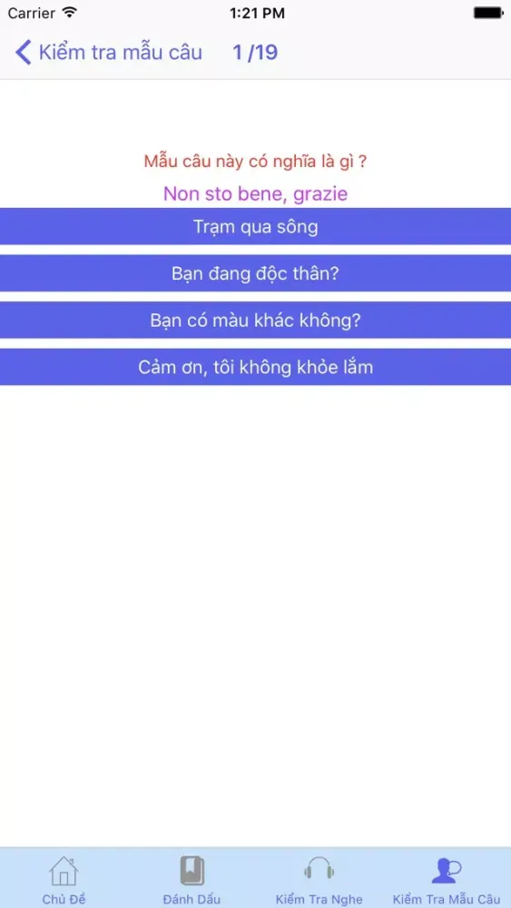 Hội Thoại Tiếng Ý स्क्रीनशॉट