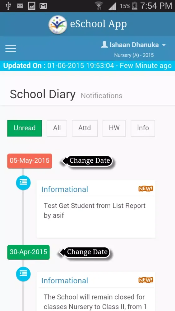 Zrzuty ekranu Vision Public School