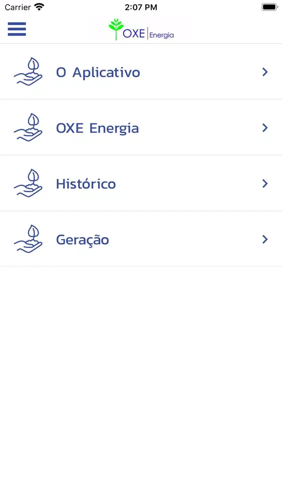 OXE Energia RIMA Screenshots