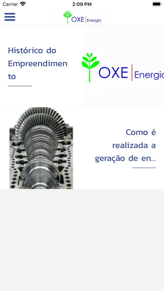 OXE Energia RIMA Screenshots