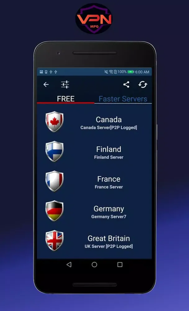 Tangkapan layar MRT VPN