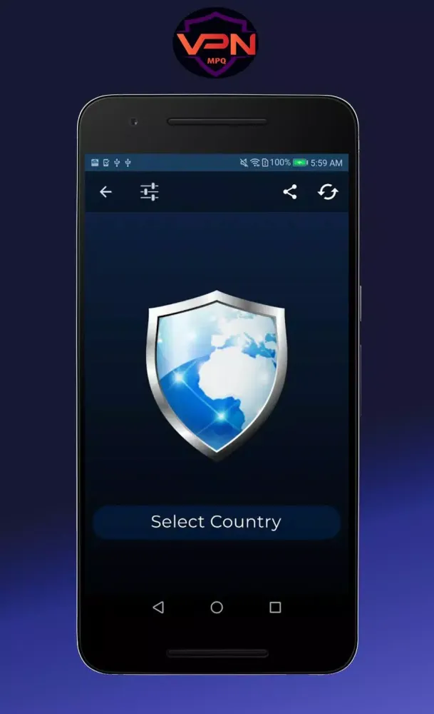 Tangkapan layar MRT VPN