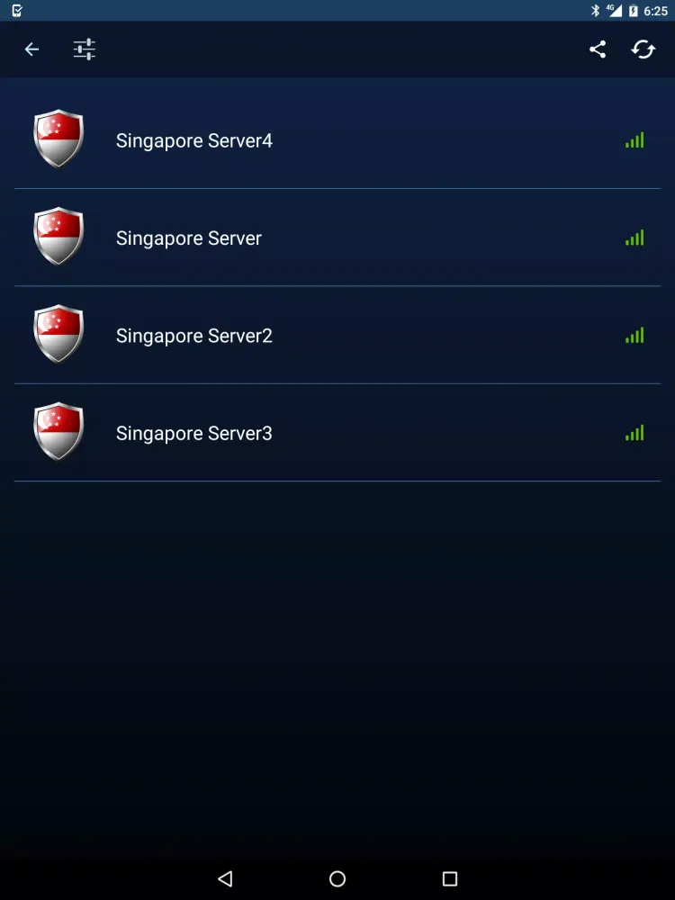 Tangkapan layar MRT VPN