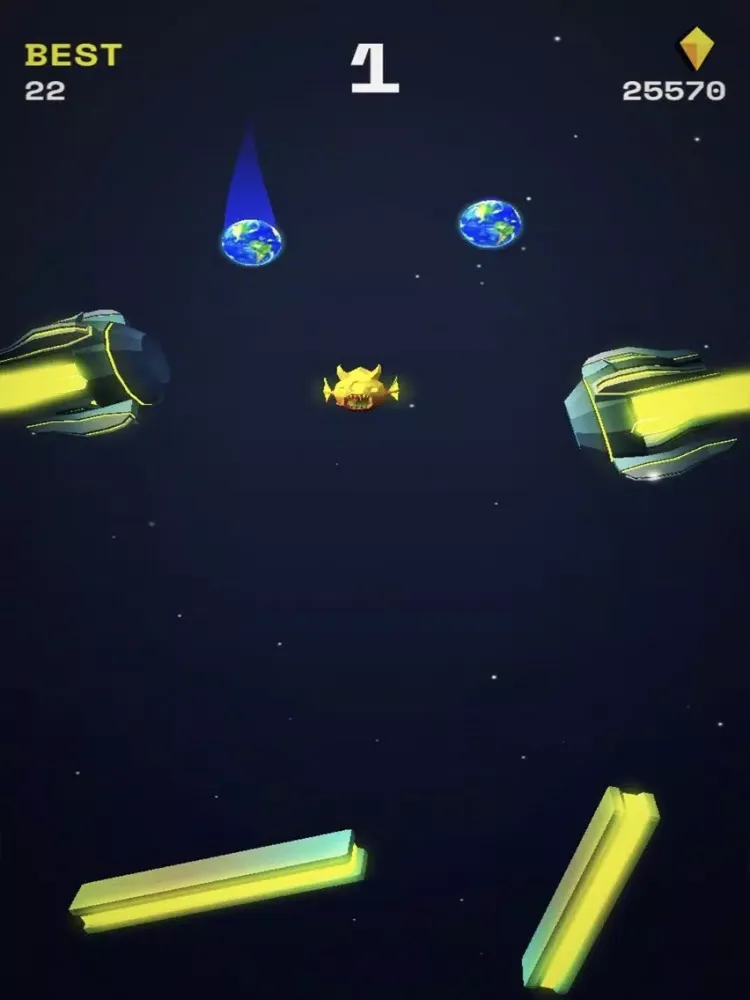 Tangkapan skrin Twin Planets iPad 