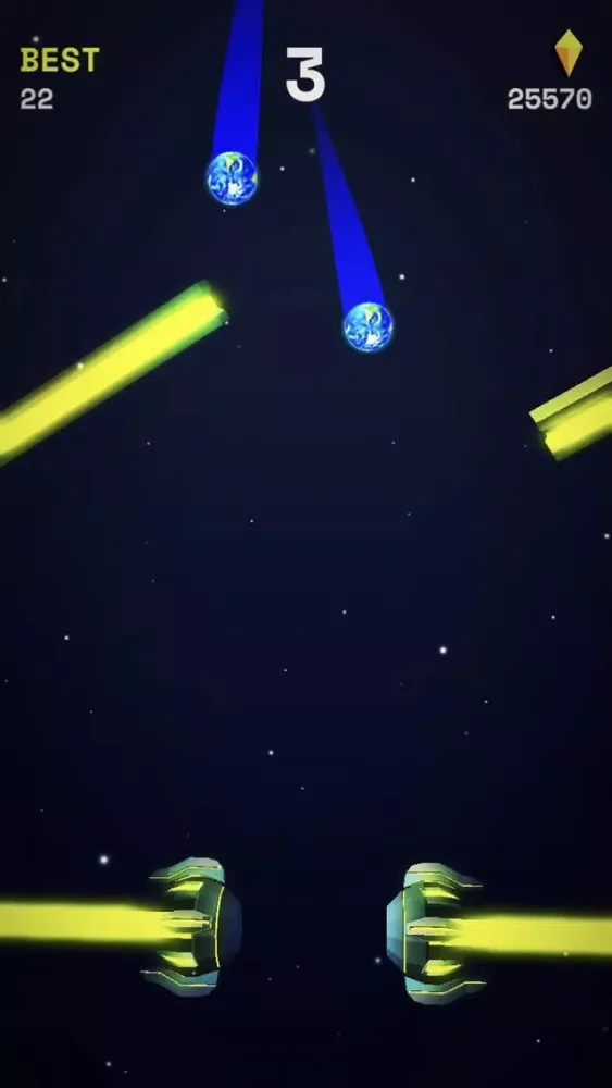 Tangkapan skrin Twin Planets