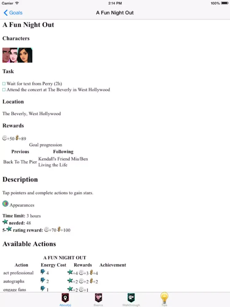 Ảnh chụp màn hình của Edition for Kendall and Kylie iPad 