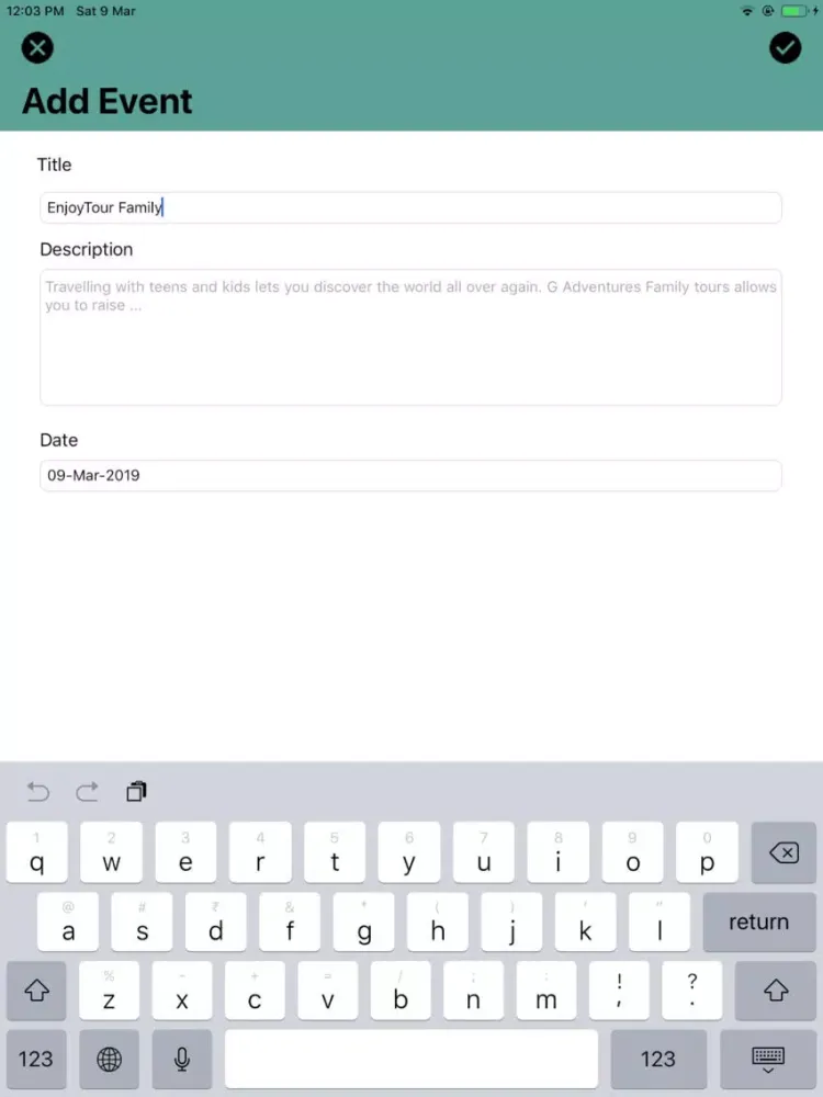 PAM - Payee Account Manager iPad  スクリーンショット
