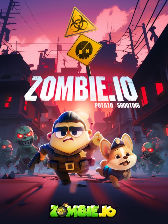 Tangkapan skrin Zombie.io: Potato Shooting iPad 