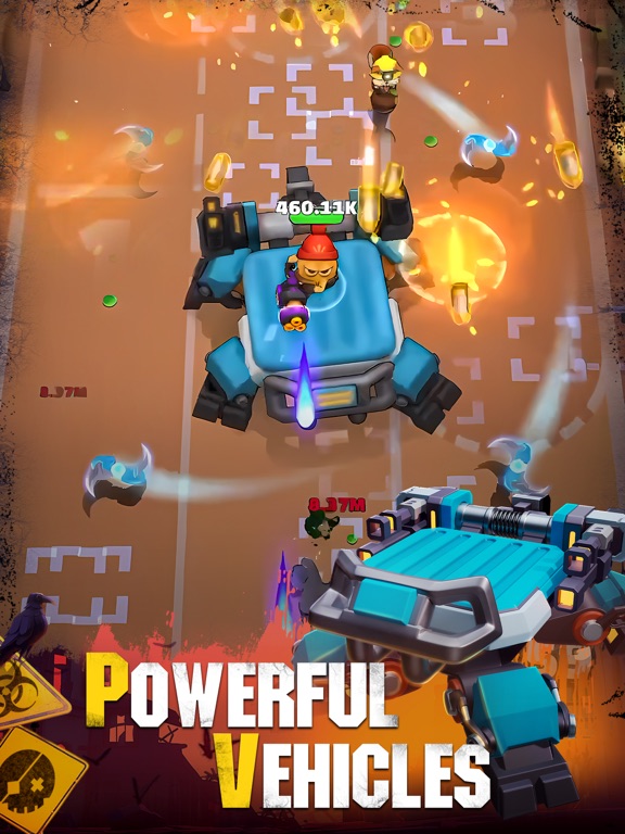 Tangkapan skrin Zombie.io: Potato Shooting iPad 