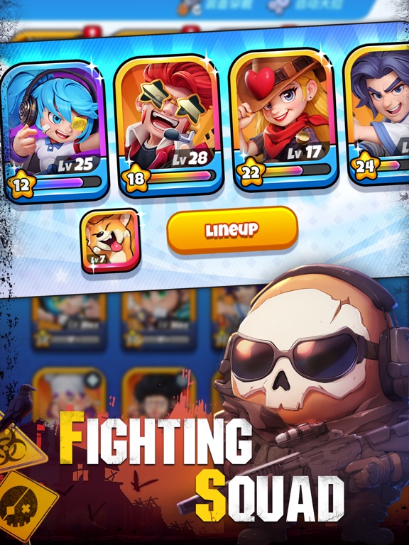 Tangkapan skrin Zombie.io: Potato Shooting iPad 