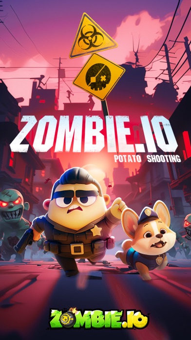 Tangkapan skrin Zombie.io: Potato Shooting