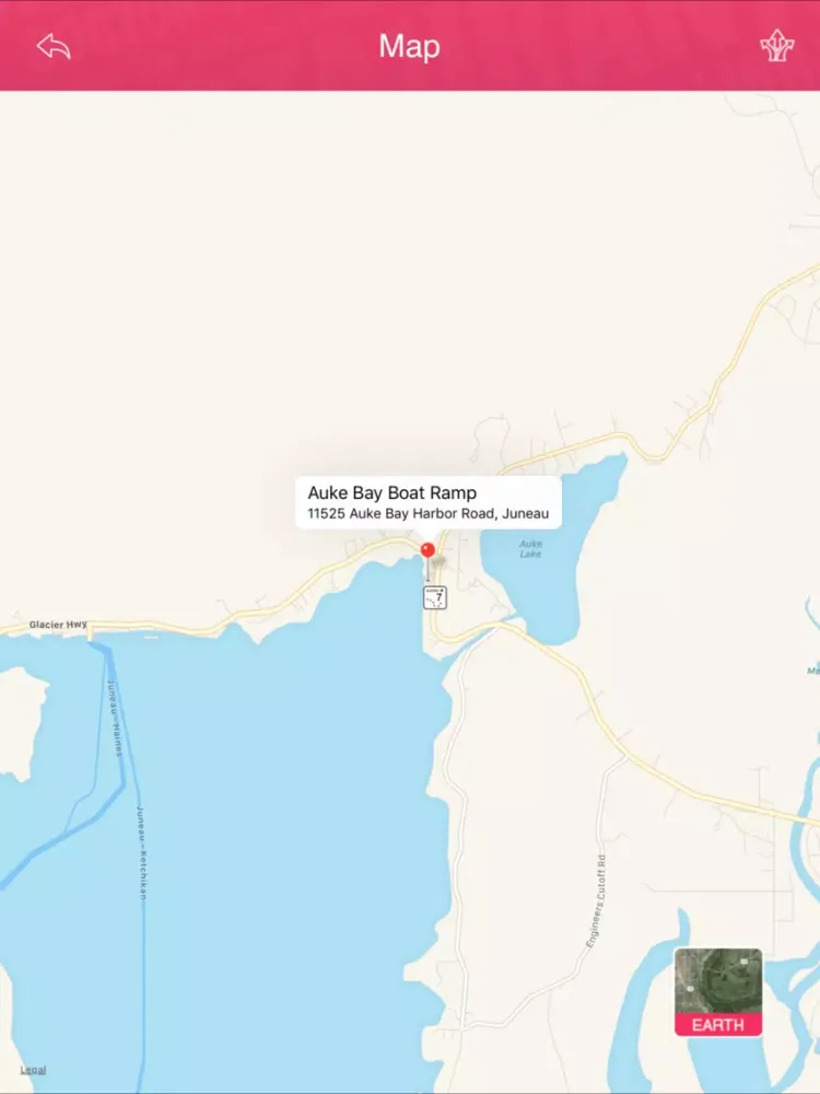 Tangkapan skrin Alaska Boat Ramps iPad 